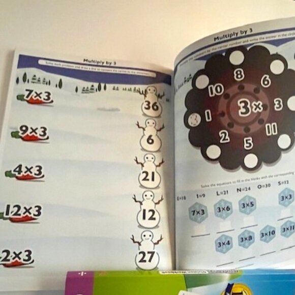 *NEW Meet the Math Facts Multiplication Workbook and Flashcards - Picture 8 of 10